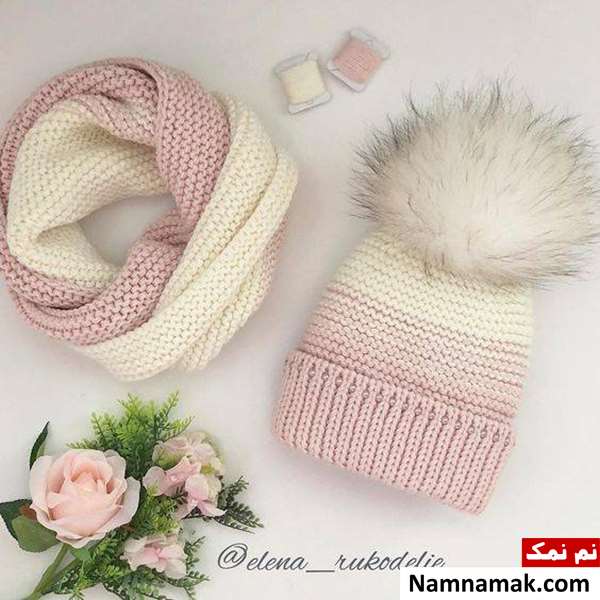 مدل کلاه و شال گردن زنانه