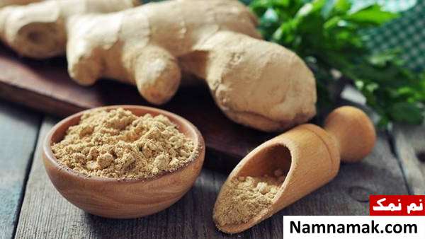 زنجبیل برای کبودی رفع کبودی لب ها با زنجبیل