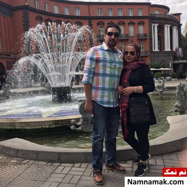لاله صبوری لاله صبوری در کنار همسرش