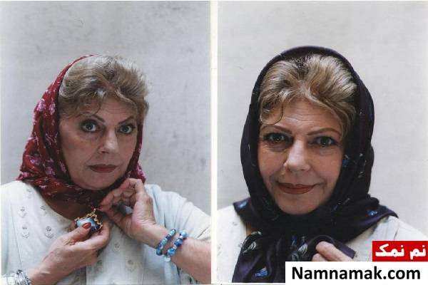 ثریا قاسمی گریم انجام شده توسط مهری شیرازی