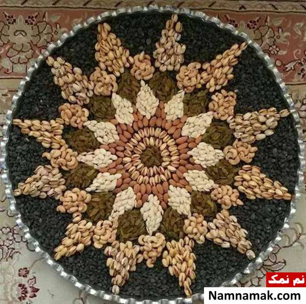 زیباترین مدل تزیین آجیل یلدا