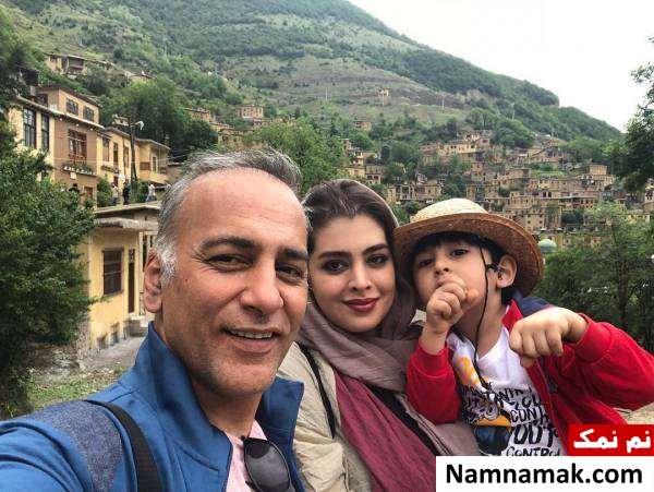 حمیدرضا آذرنگ حمیدرضا آذرنگ و همسرش