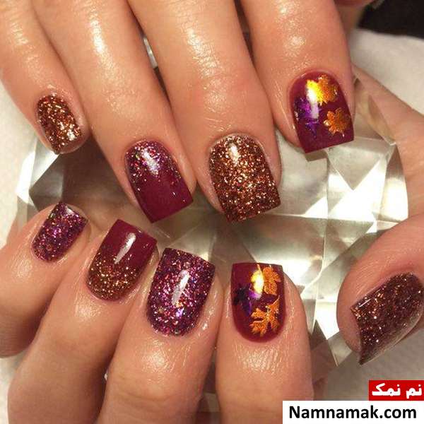دیزاین ناخن مناسب فصل پاییز