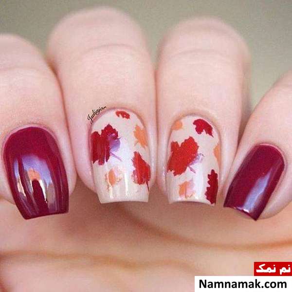 دیزاین ناخن برای فصل پاییز