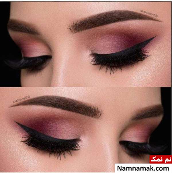 آرایش چشم ساده برای چشم پف دار