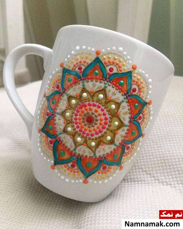 طرح نقاشی روی ماگ