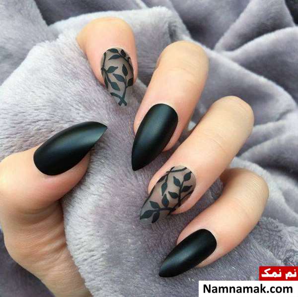 عکس لاک ناخن های زیبا مدل ناخن با لاک مشکی