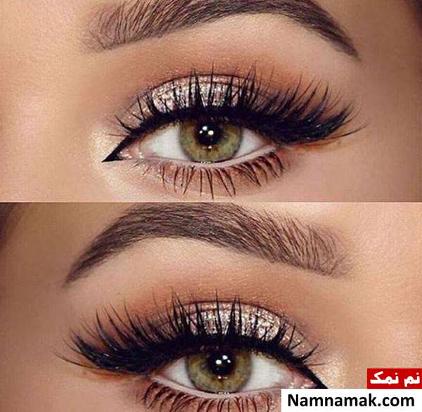 میکاپ چشم سبز جدید و شیک