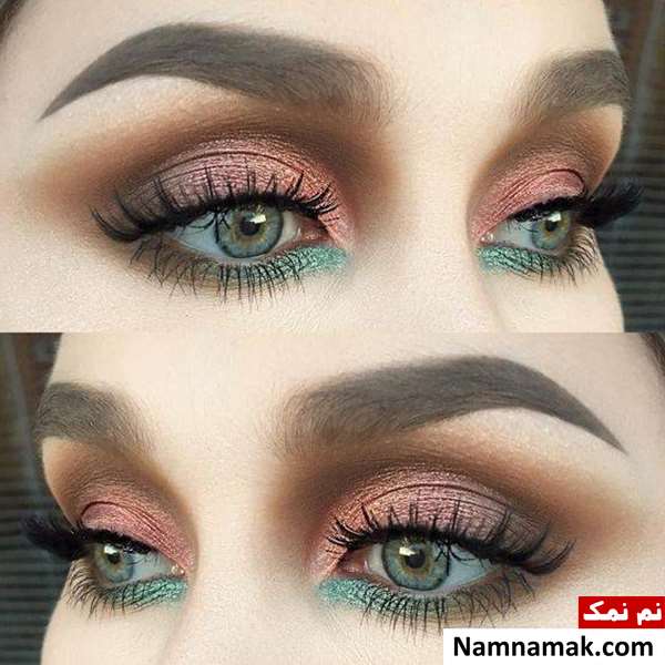 رنگ سایه برای چشم های سبز