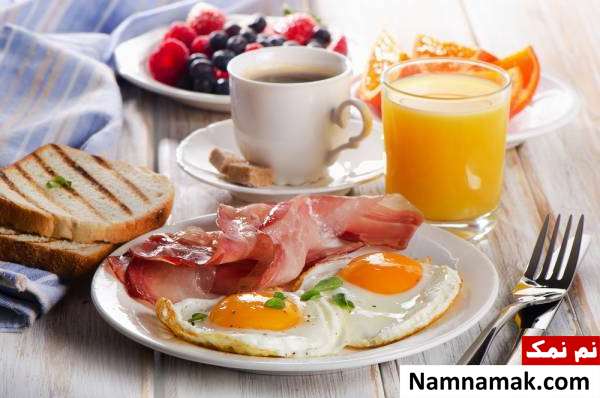صبحانه کامل برای لاغری