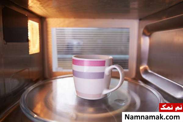 تمیز کردن مایکروفر با لیمو