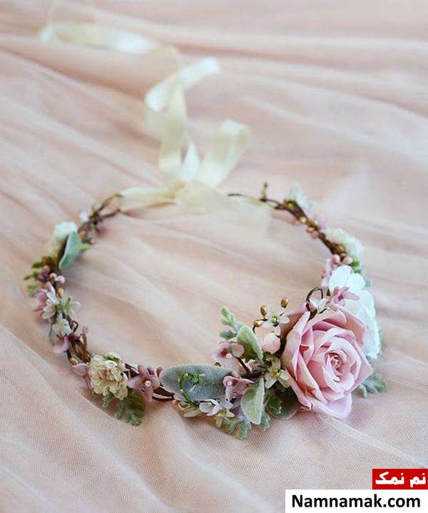 تاج گل مصنوعی برای عروسی