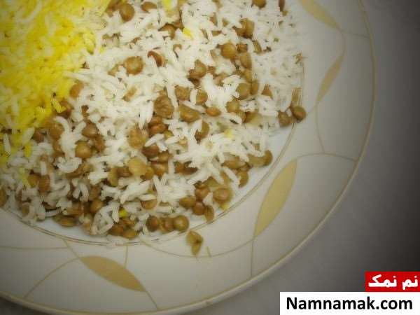 آموزش و طرز تهیه عدس پلو 