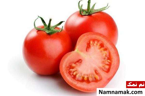 گوجه فرنگی برای درمان جای جوش
