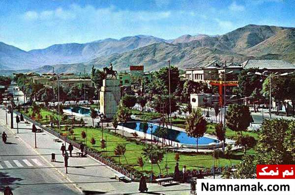 میدان باغ ملی اراک قبل از انقلاب
