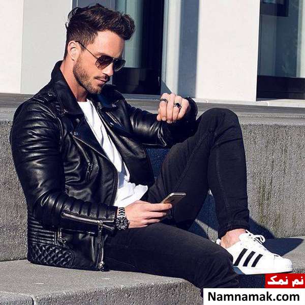 کاپشن چرم مردانه اسپرت و باکلاس