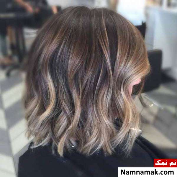 آمبره و سامبره رنگ مو بالیاژ