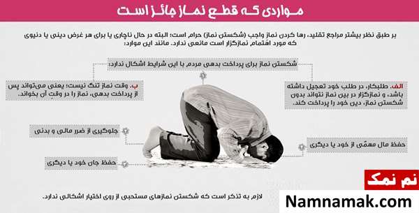 استثنائات شکست نماز