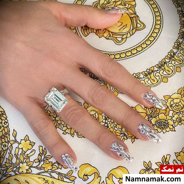 مدل طراحی ناخن جنیفر لوپز