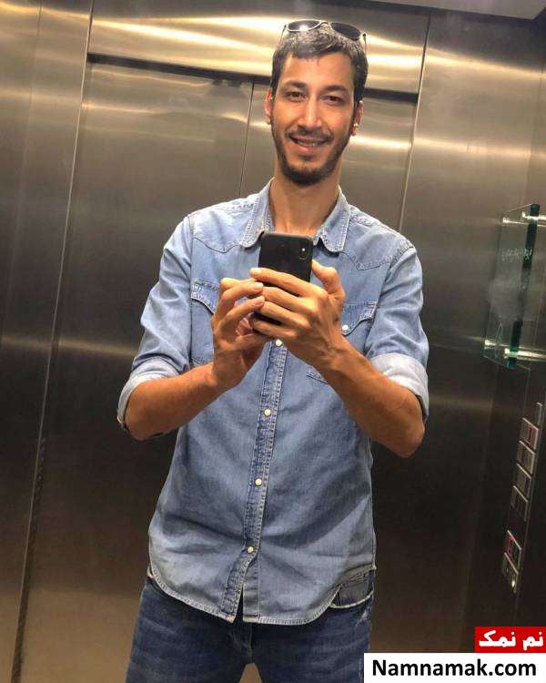 بهرام افشاری در آسانسور