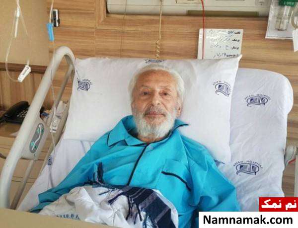 جمشید مشایخی جمشید مشایخی در بیمارستان