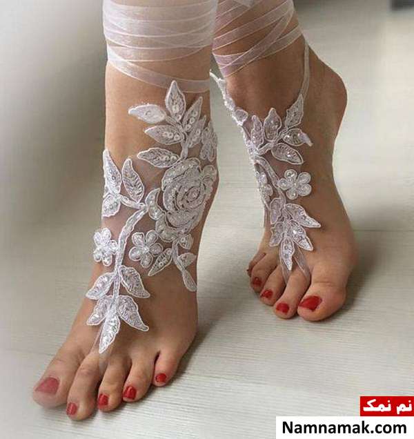 پابند گیپوری مدل پابند گیپوری مخصوص عروس
