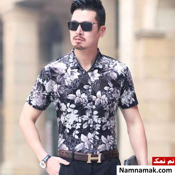 لباس گلدار مردانه مد جدید