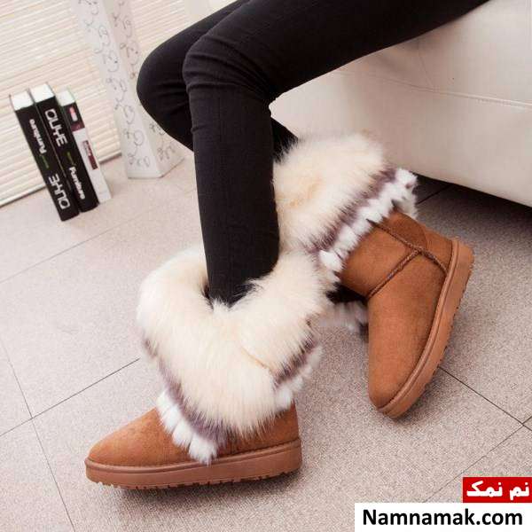 مدل نیم بوت خز دار و اسپرت