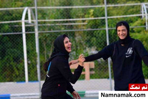 لیندا کیانی و بسکتبالیست معروف