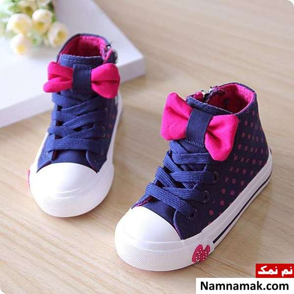 مدل کتانی نیم بوت دختربچه