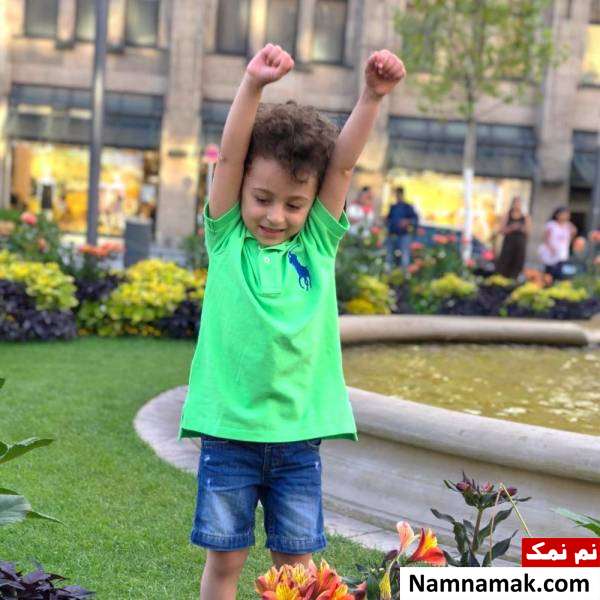 پسر روناک یونسی عکسی از مهرسام پسر روناک یونسی