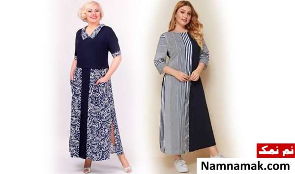 مدل لباس نخی برای افراد تپل و چاق