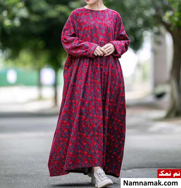 مدل پیراهن نخی برای زنان چاق و تپل