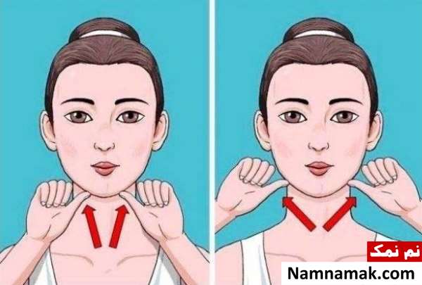 رفع چال چانه بدون جراحی در خانه