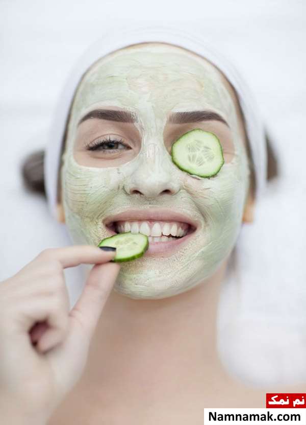 ماسک صورت خانگی ماست و خیار ماسک صورت خانگی ماست و خیار