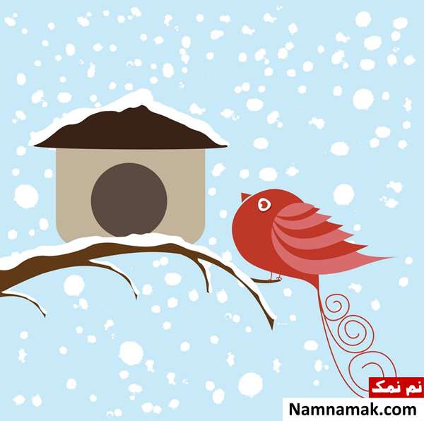 شعر در مورد پرندگان در زمستان و پاییز