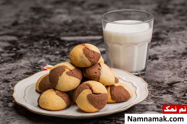 شیرینی دو رنگ ترکیه