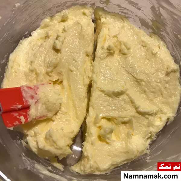 شیرینی کره ای دو رنگ