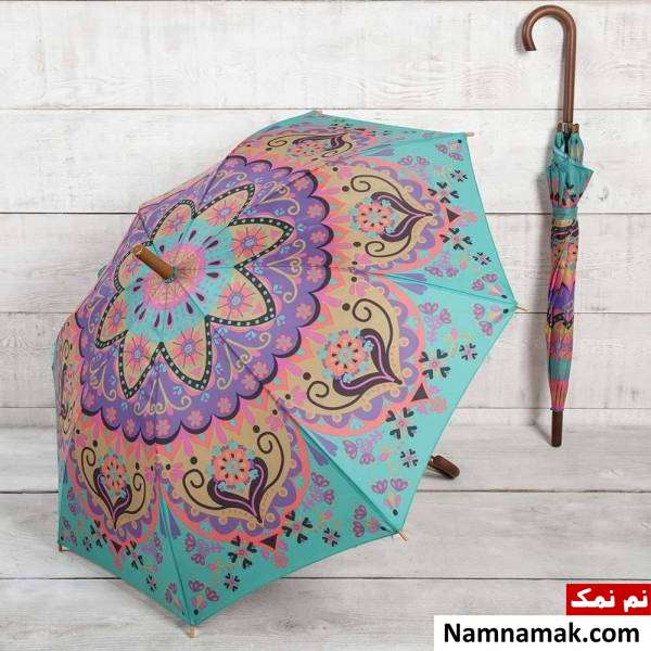 مدل چتر زنانه رنگارنگ و جدید