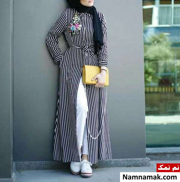مانتو دخترانه دانشجویی بلند