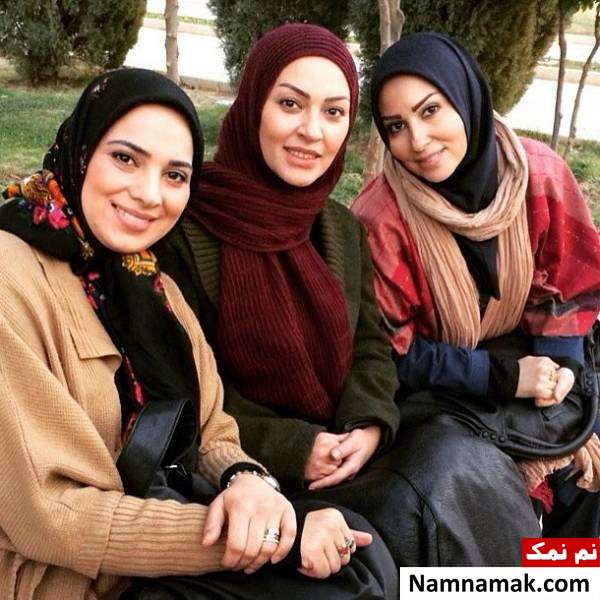  روشنک عجمیان در کنار زیبا بروفه و پرستو صالحی