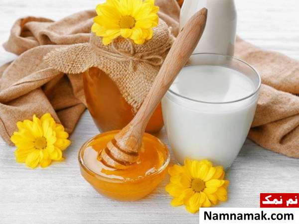 شیر و عسل برای درمان پوست