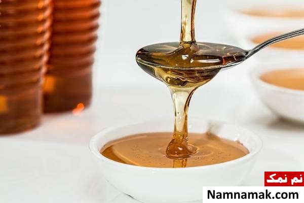 عسل برای پوسته پوسته شدن 