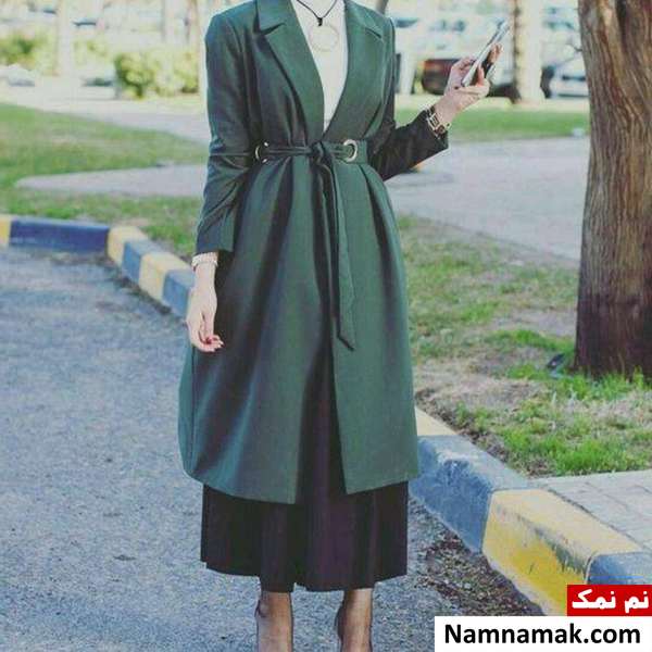 ست مانتو بلند و دامن