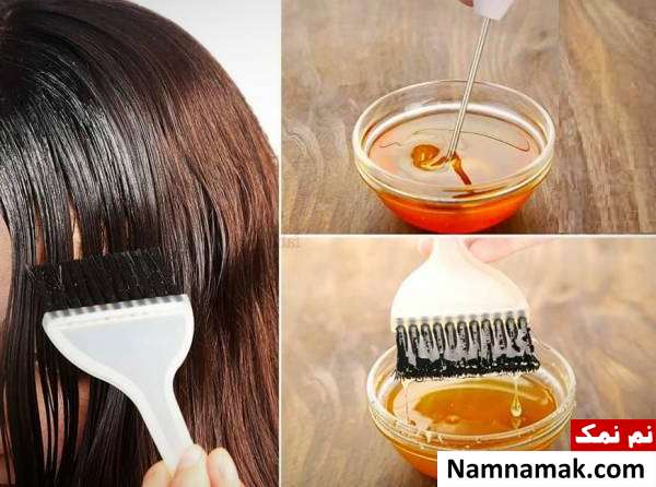 هایلایت طبیعی مو با عسل