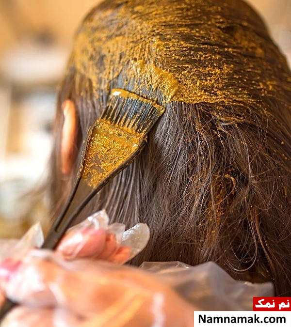 هایلایت مو با مواد طبیعی