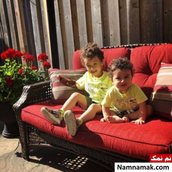 عکس جدید دو پسر روناک یونسی دو پسر روناک یونسی
