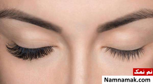 مراقبت های اکستنشن مژه کندن اکستنشن مژه با حلال
