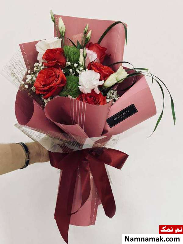 دسته گل رمانتیک برای خانم ها