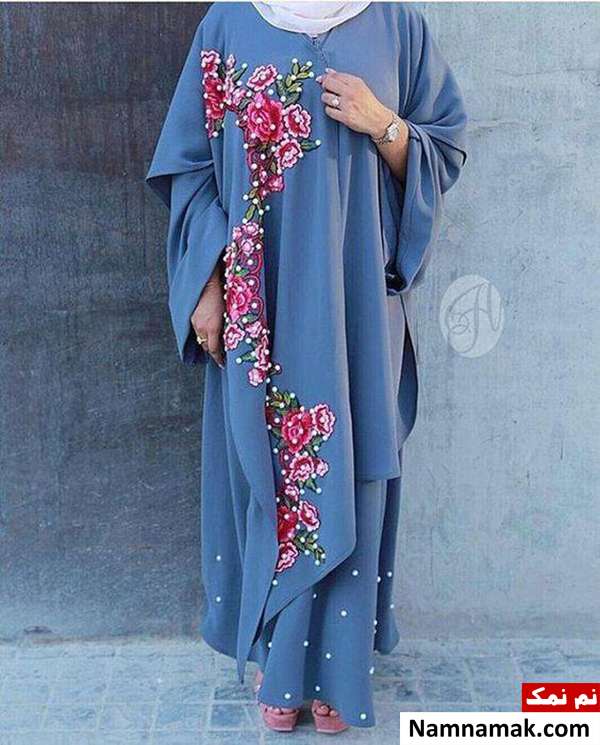 مدل مانتو گلدوزی شده مجلسی